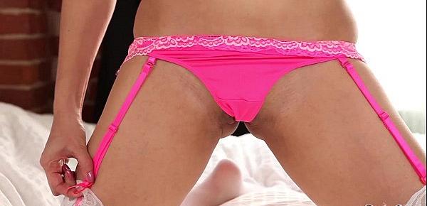  SunnyLeone My pink lingerie